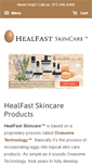 Mobile Screenshot of healfastskincare.com